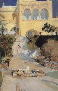 Joaquin Sorolla The Royal Palace in the afternoon Spain oil painting artist